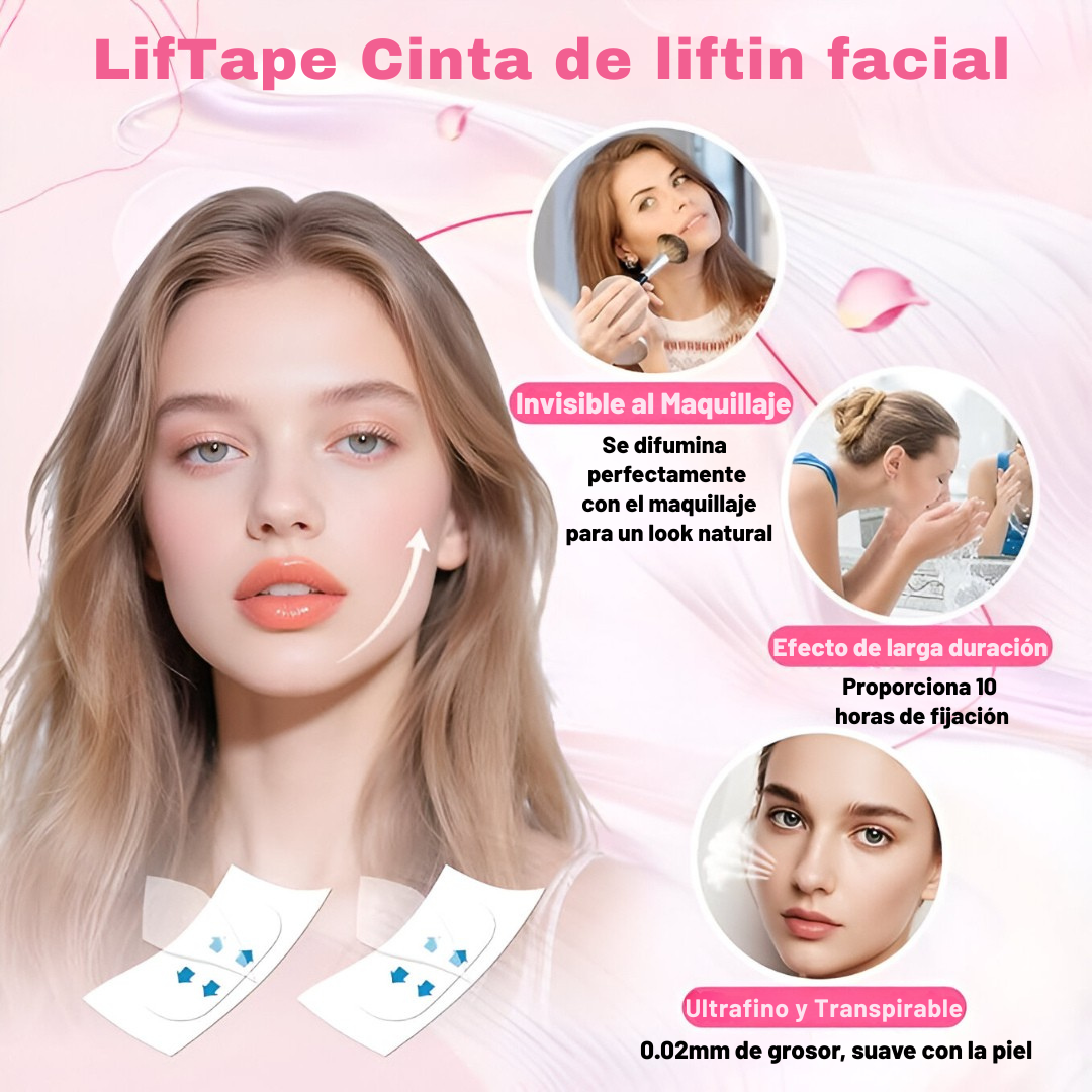 Cinta de Lifting Facial (100 cintas) – Rejuvenecé sin esfuerzo