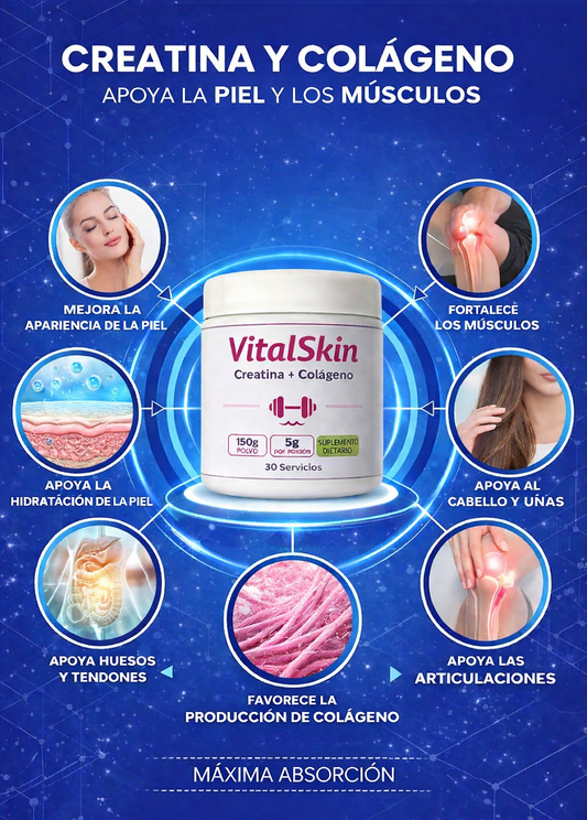 VitalSkin® Creatina + Colágeno 150g