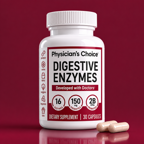 Enzimas Digestivas Physician's Choice - 30 CAPSULAS