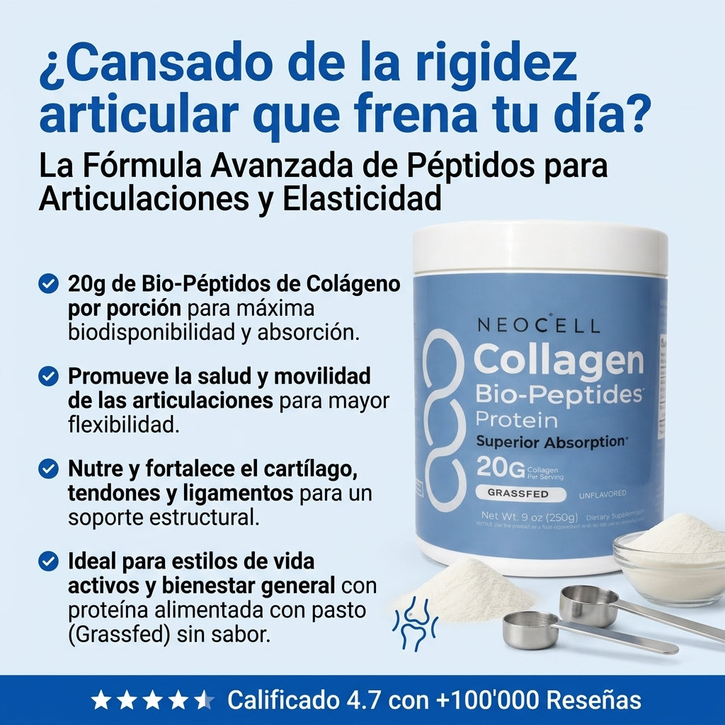 Collageno Bio - Peptides Protein Neocell® 250g + Scoop de regalo