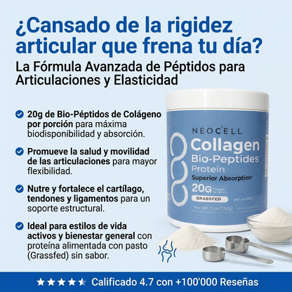 Collageno Bio - Peptides Protein Neocell® 250g + Scoop de regalo